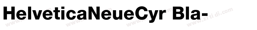 HelveticaNeueCyr Bla字体转换